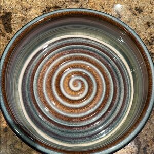 Bill Campbell studio art pottery, large bowl